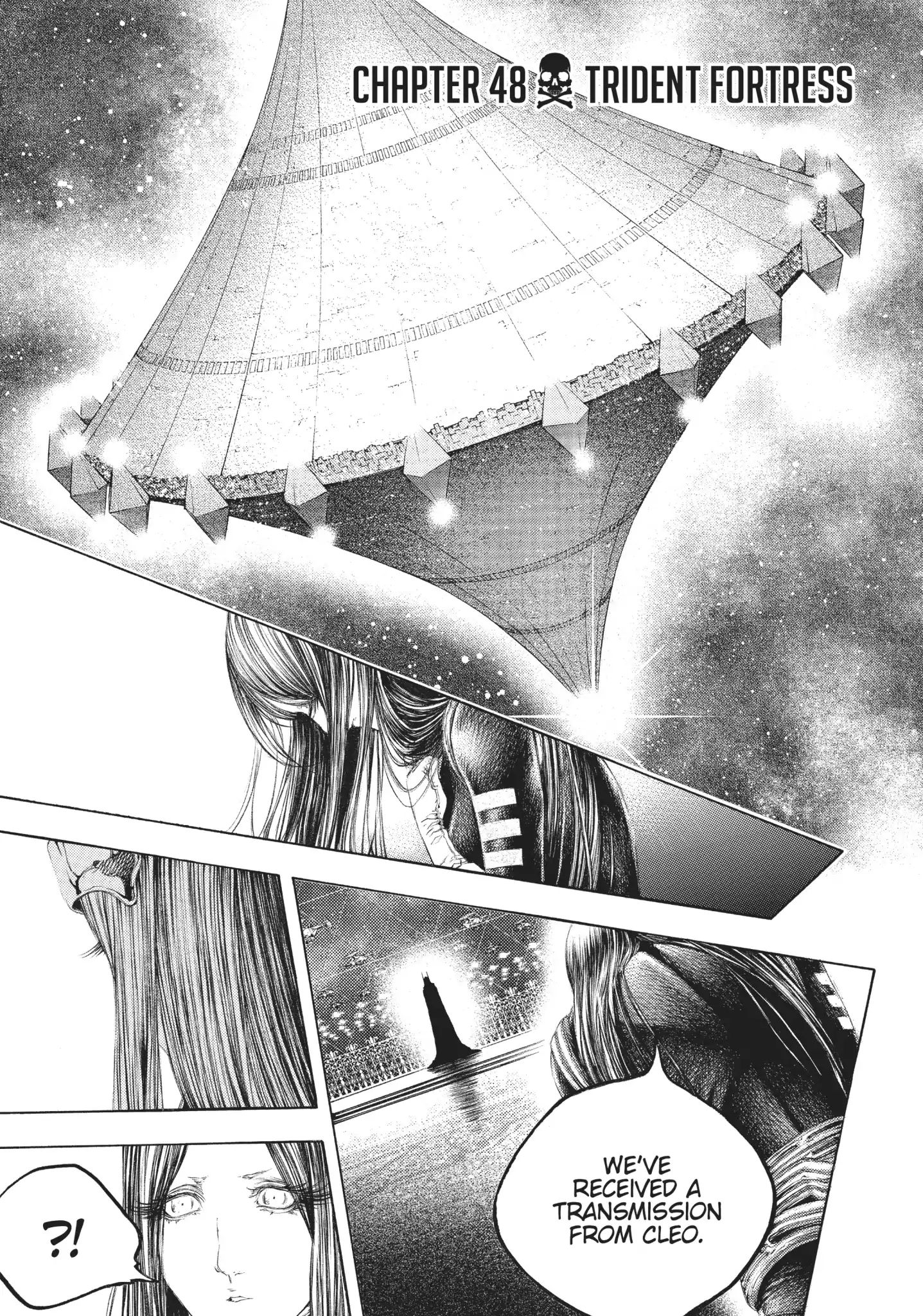 Captain Harlock: Dimensional Voyage - Vol.10 Chapter 48: Trident Fortress