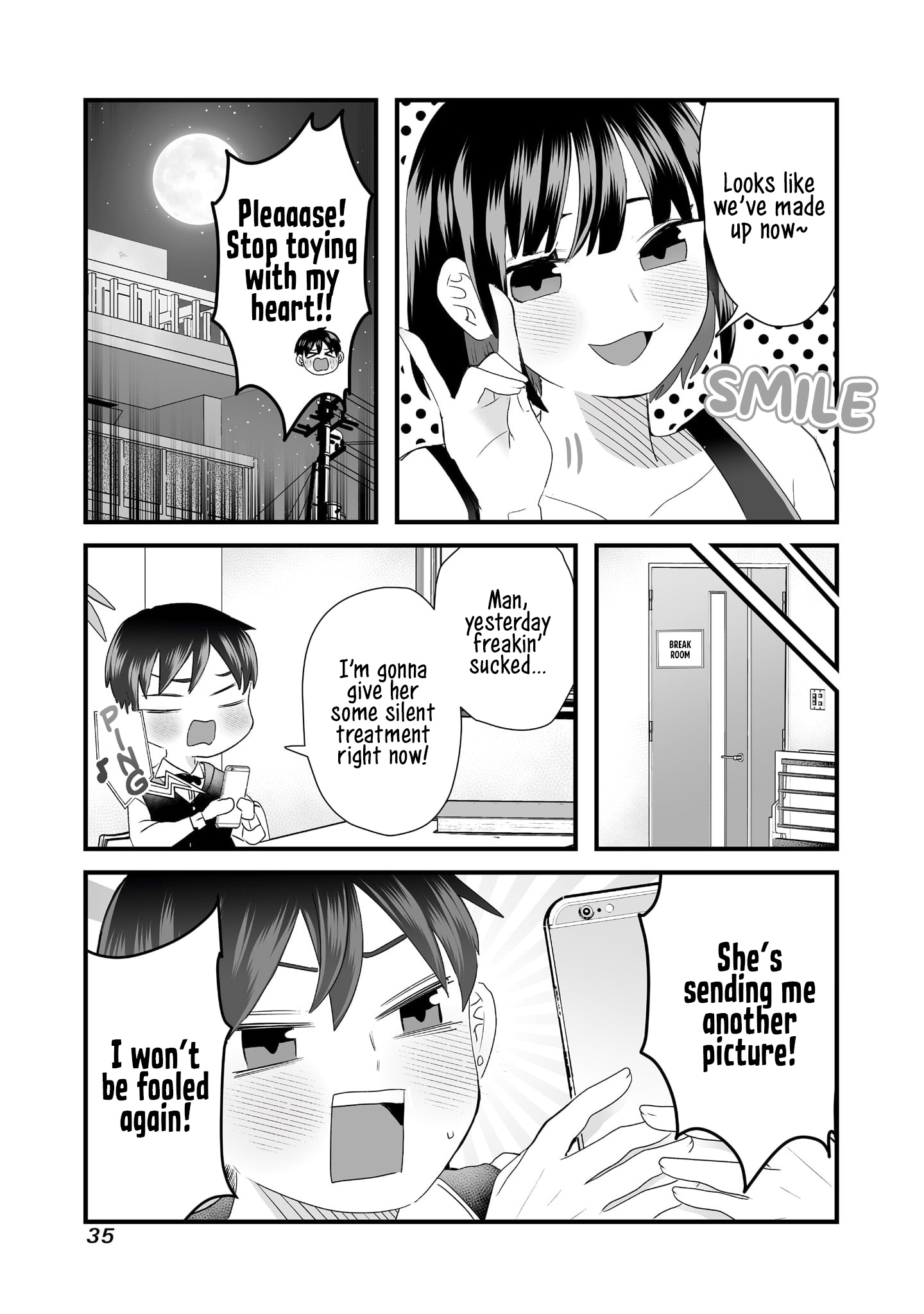 Sacchan To Ken-Chan Wa Kyou Mo Itteru - Vol.1 Chapter 4: My Girlfriend Is Toying With Me.