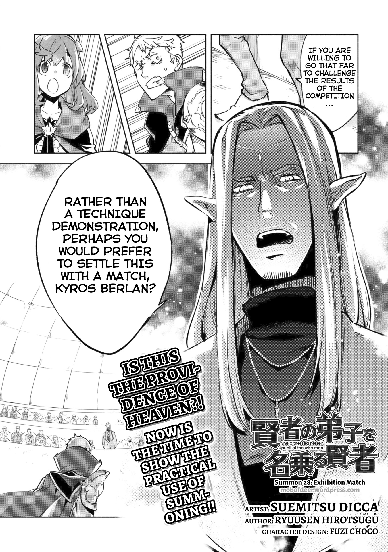 Kenja No Deshi Wo Nanoru Kenja - Chapter 28: Exhibition Match