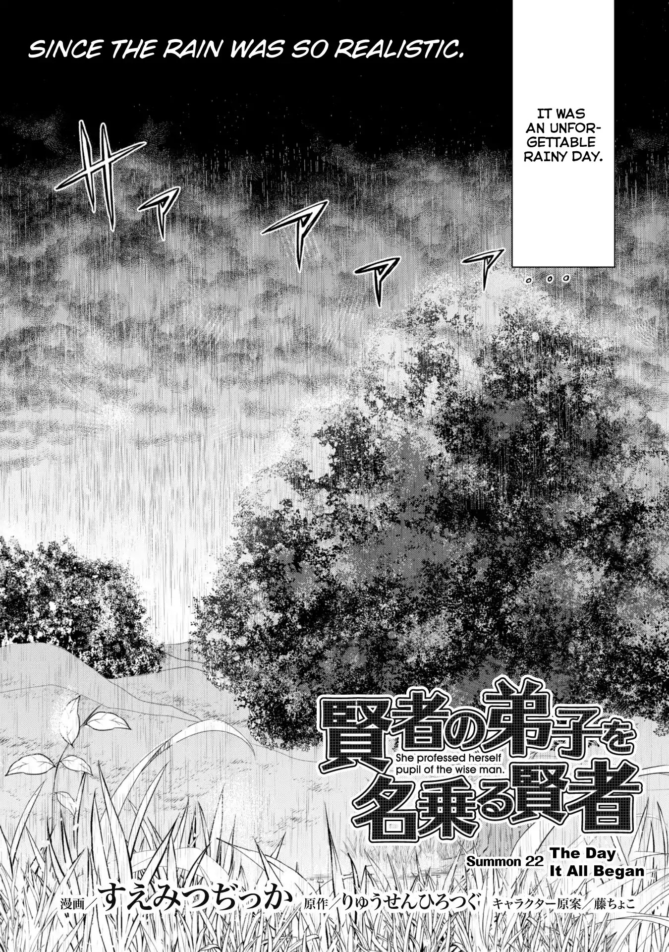 Kenja No Deshi Wo Nanoru Kenja - Chapter 22: The Day It All Began