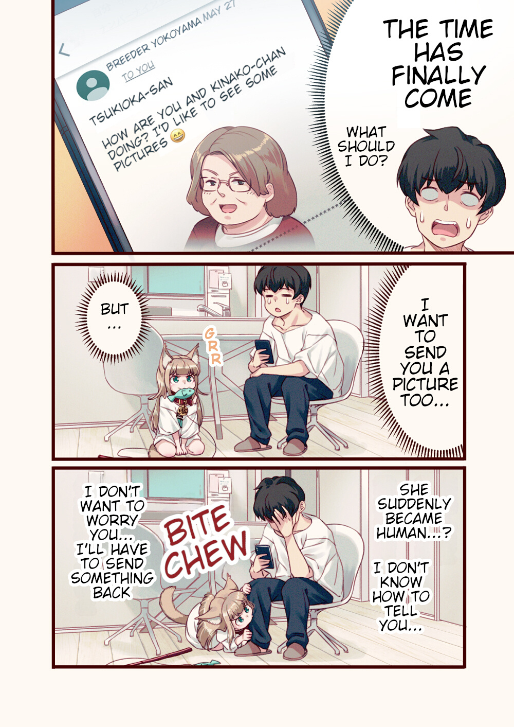 My Cat Is A Kawaii Girl - Chapter 6: Kinako And Photos