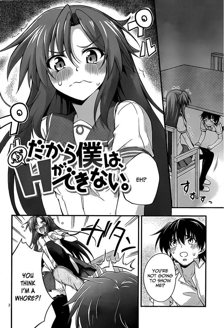 Dakara Boku Wa, H Ga Dekinai. - Vol.1 Chapter 12