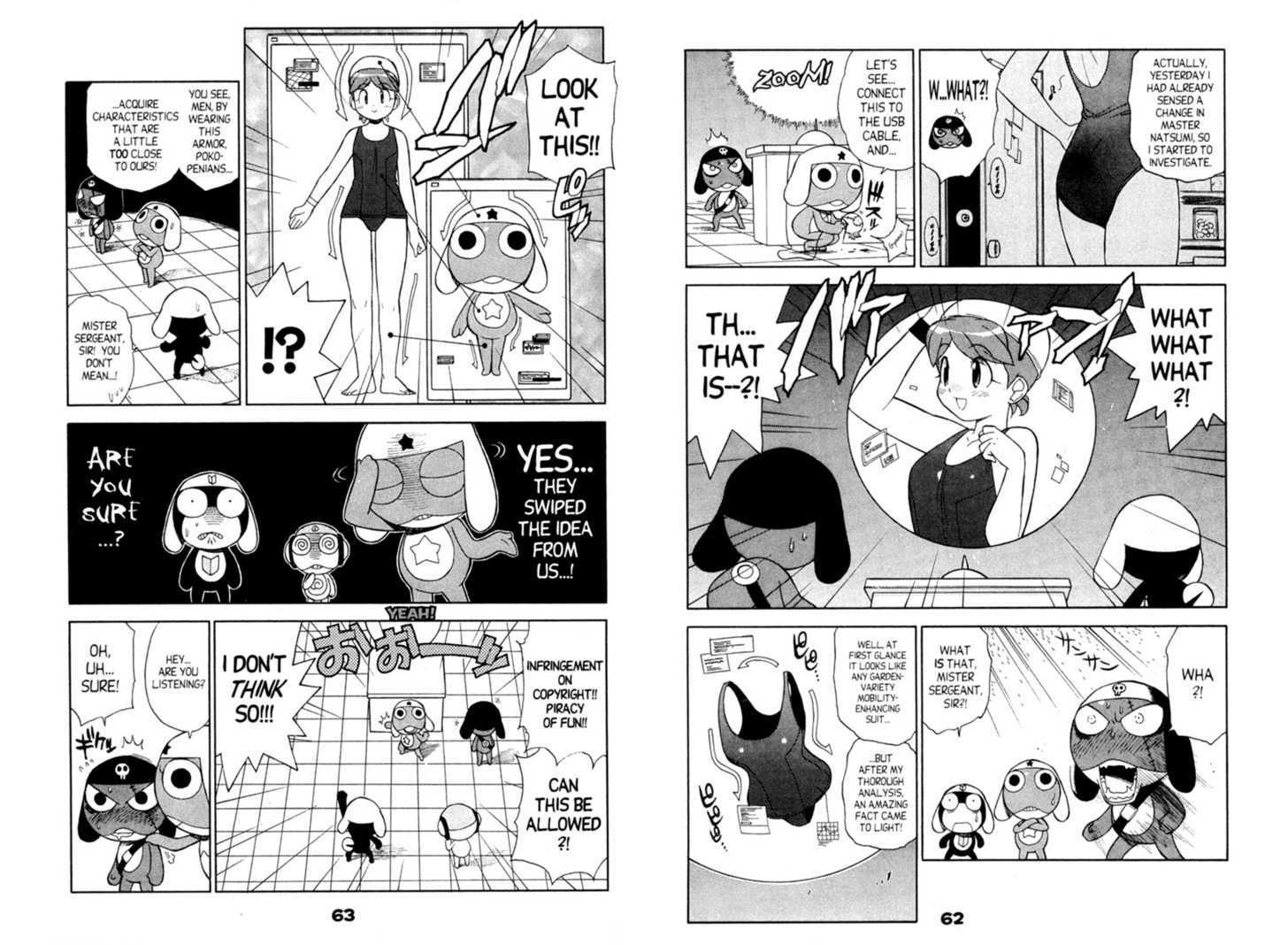 Keroro Gunsou - Vol.6 Chapter 48 : Water Battle: Natsumi Vs. Frog!!