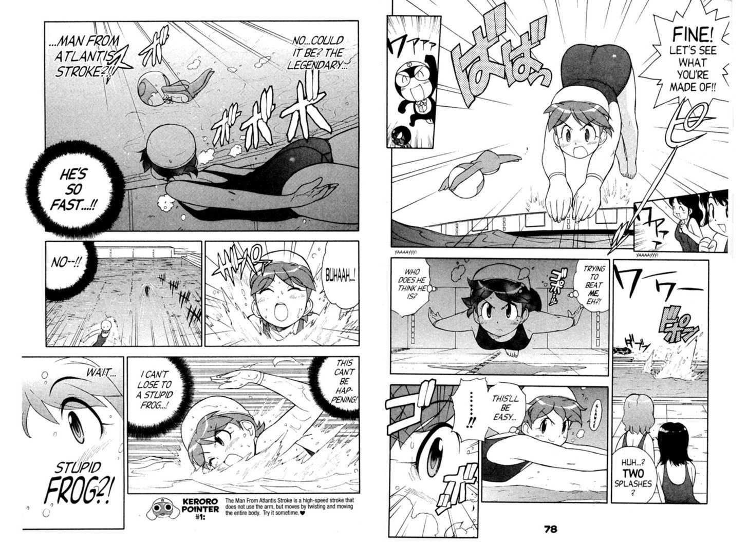 Keroro Gunsou - Vol.6 Chapter 48 : Water Battle: Natsumi Vs. Frog!!