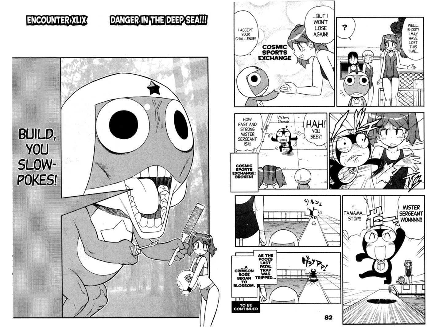 Keroro Gunsou - Vol.6 Chapter 48 : Water Battle: Natsumi Vs. Frog!!