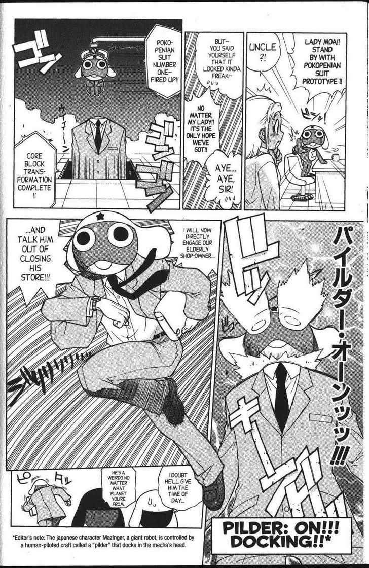 Keroro Gunsou - Vol.4 Chapter 33 : The Sergeant Gets What He Deserves