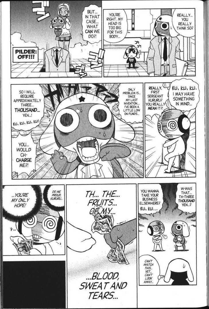 Keroro Gunsou - Vol.4 Chapter 33 : The Sergeant Gets What He Deserves