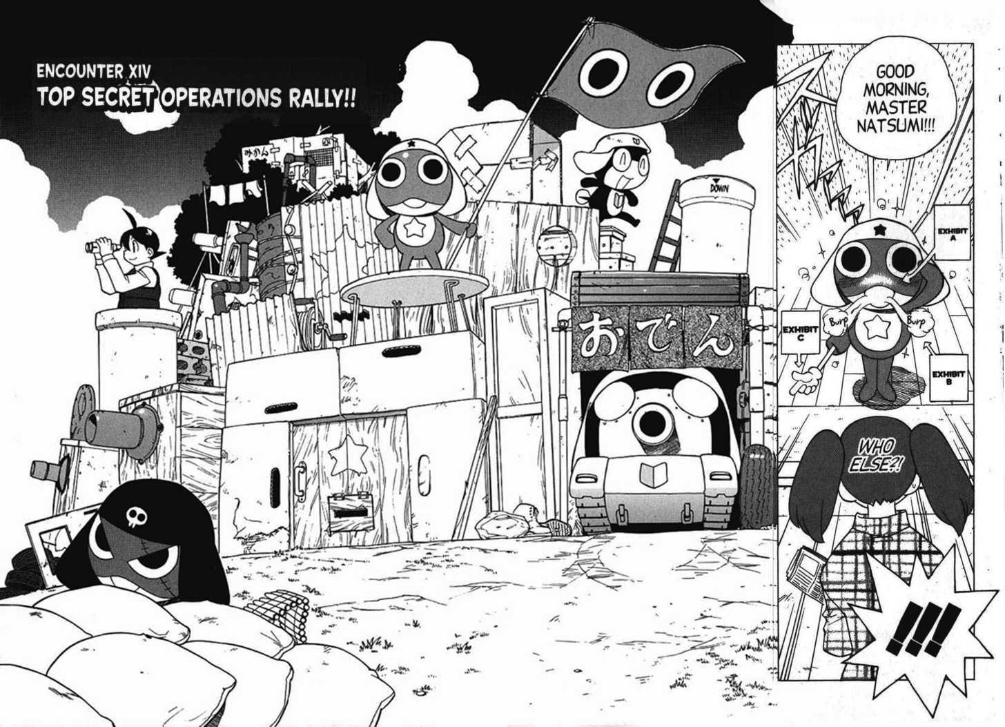 Keroro Gunsou - Vol.2 Chapter 14 : Top Secret Operations Rally!!