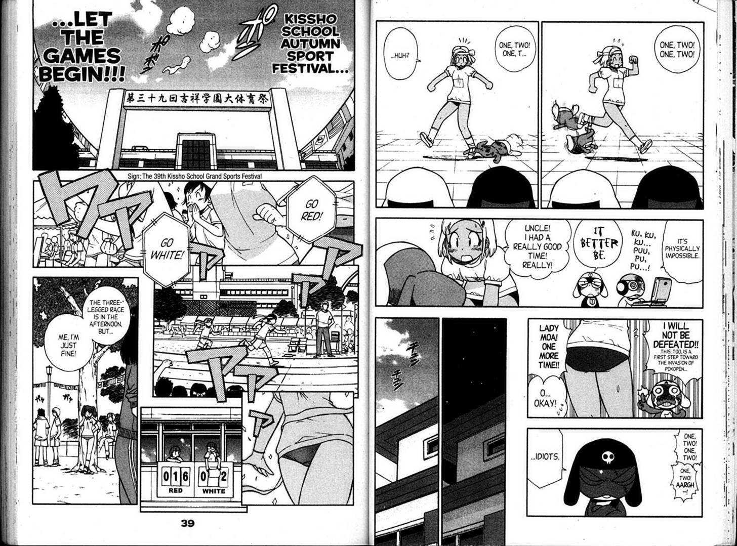 Keroro Gunsou - Vol.5 Chapter 39 : Crash The Sports Festival!!