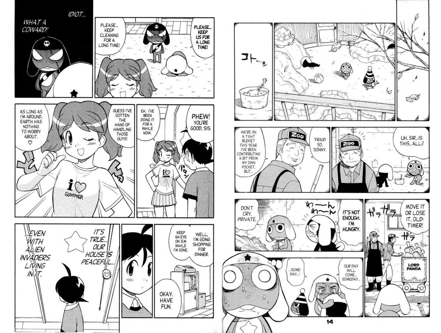 Keroro Gunsou - Vol.6 Chapter 46 : Target: The Hinata Home!!