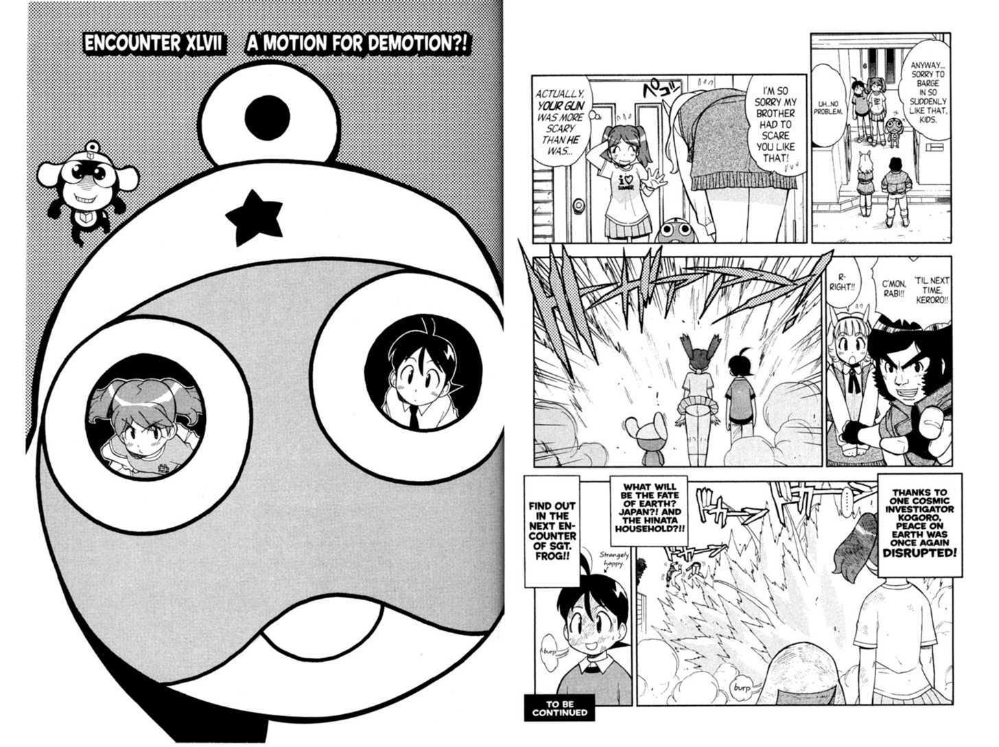 Keroro Gunsou - Vol.6 Chapter 46 : Target: The Hinata Home!!