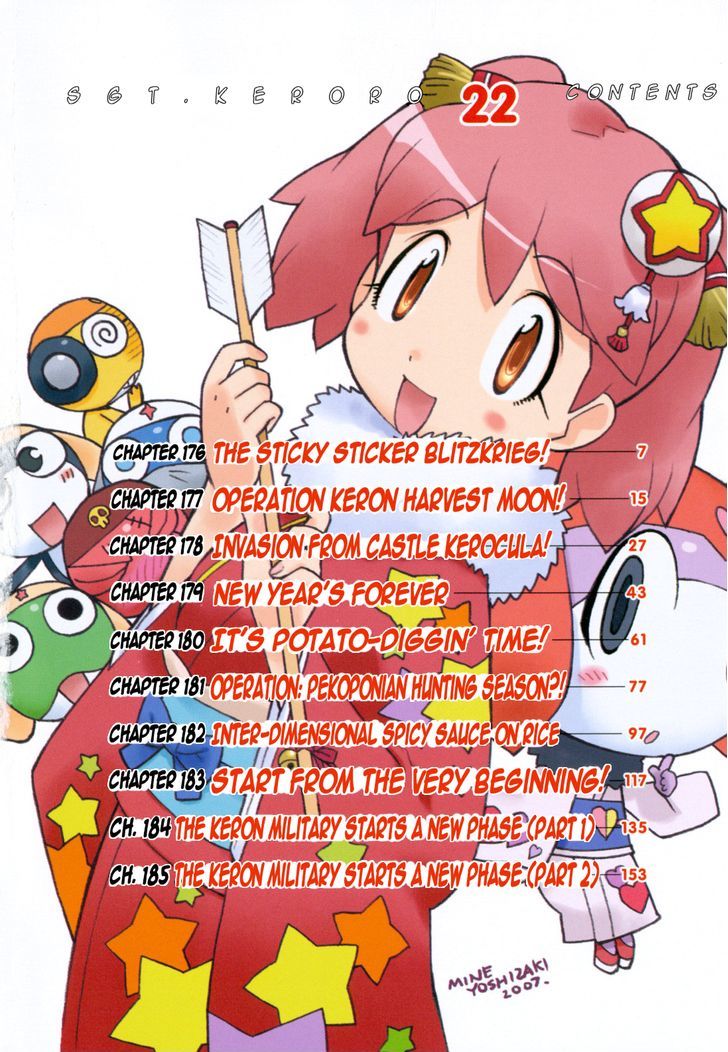 Keroro Gunsou - Vol.22 Chapter 176 : The Sticky Sticker Blitzkrieg!