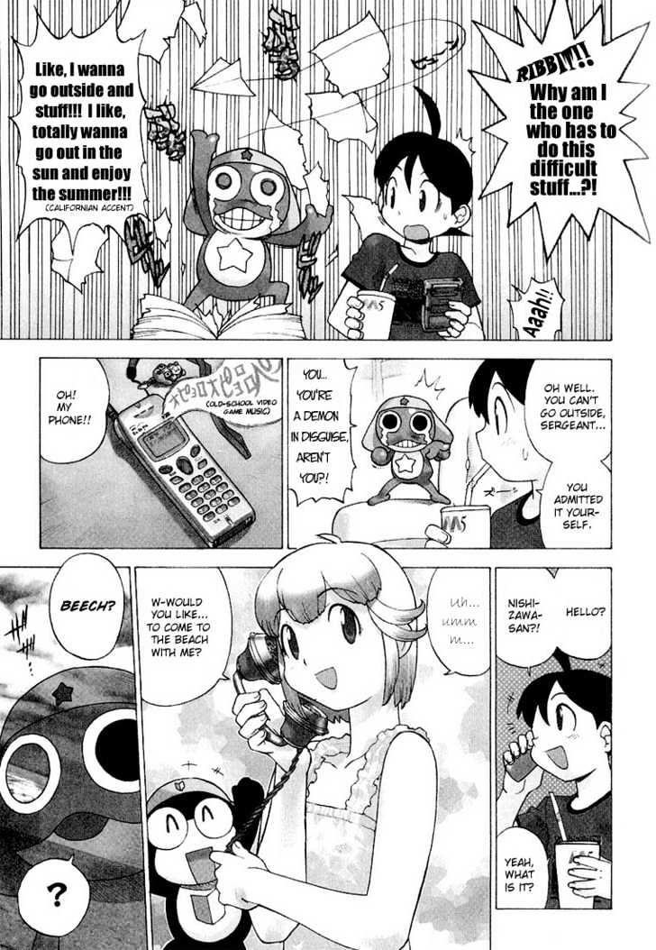 Keroro Gunsou - Vol.1 Chapter 8 : Sergeant And Momoka's Southern Sea Plan