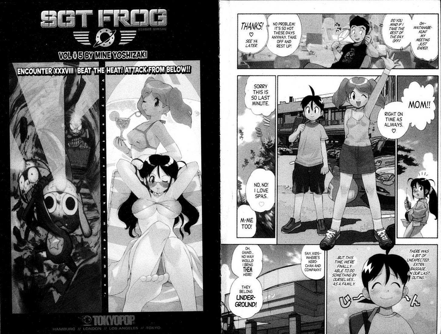 Keroro Gunsou - Vol.5 Chapter 38.5 : Beat The Heat! Attack From Below!!