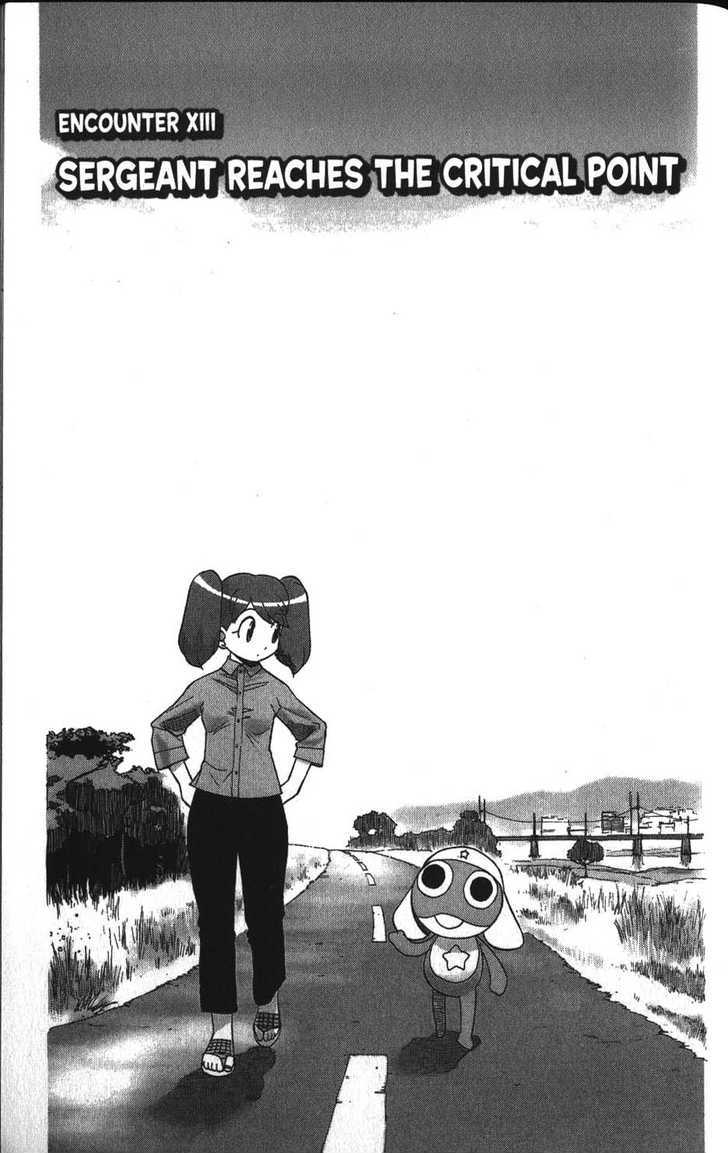 Keroro Gunsou - Vol.2 Chapter 13 : Seargent Reaches The Critical Point