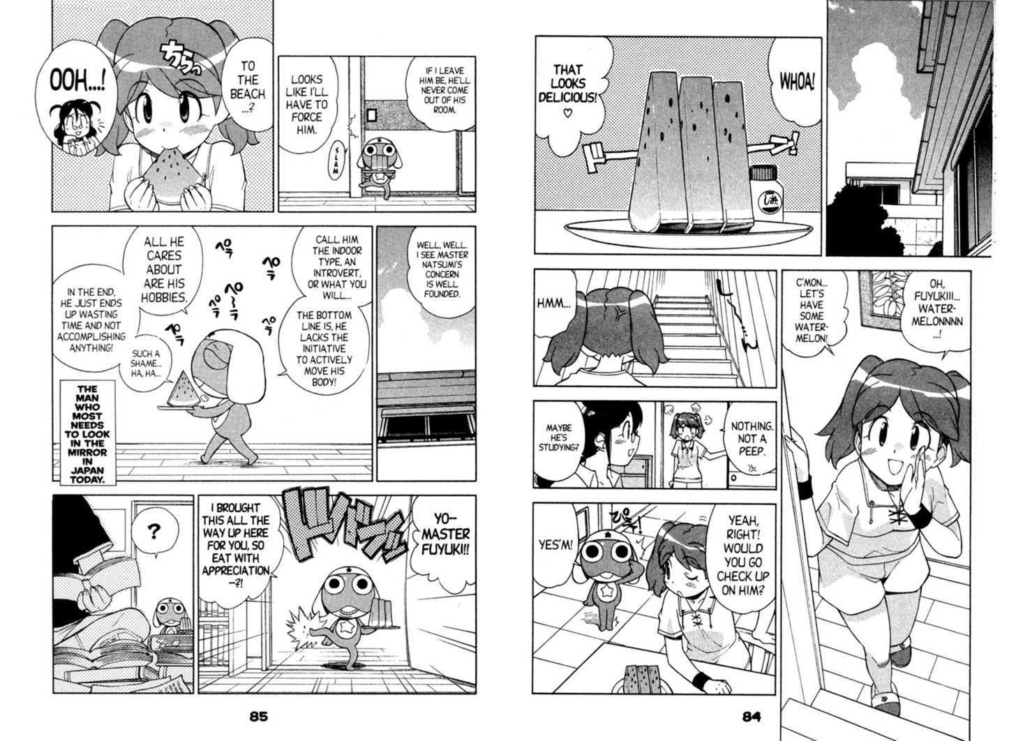 Keroro Gunsou - Vol.6 Chapter 49 : Danger In The Deep Sea!!!