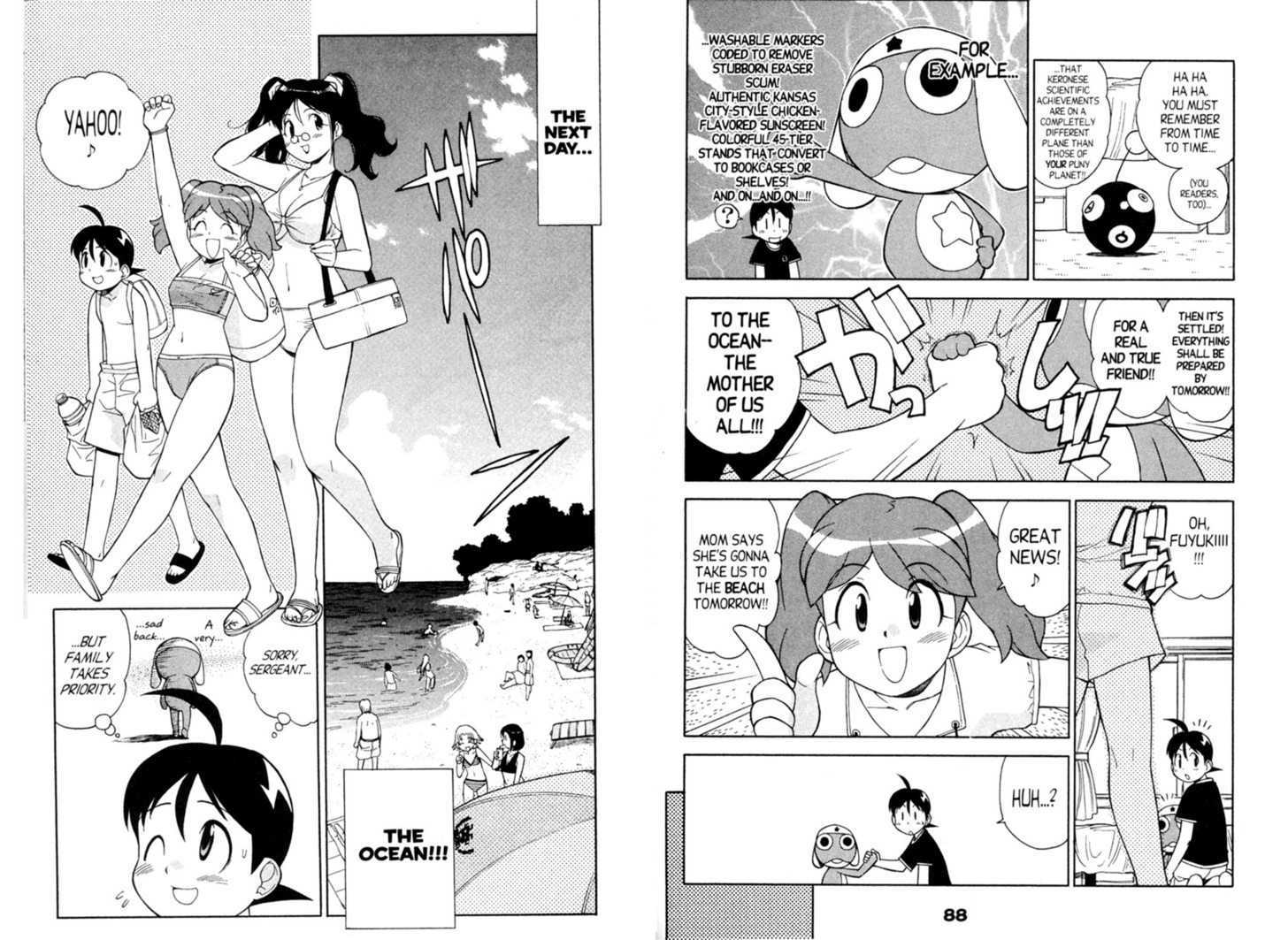 Keroro Gunsou - Vol.6 Chapter 49 : Danger In The Deep Sea!!!