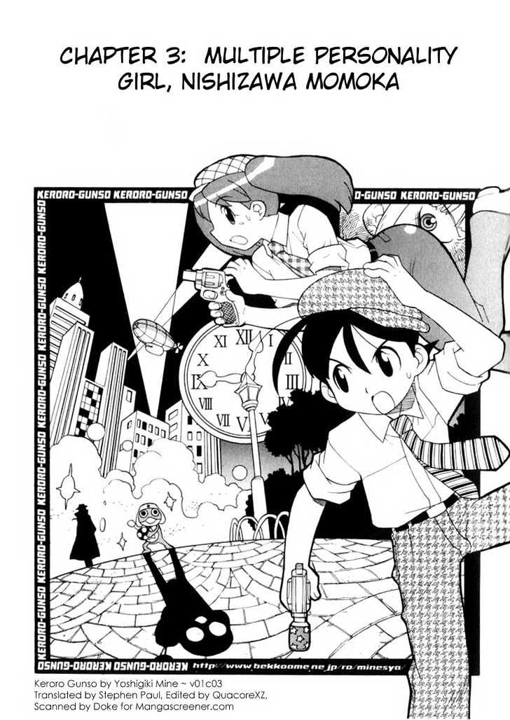 Keroro Gunsou - Vol.1 Chapter 3 : Multiple Personality Girl, Nishizawa Momoka