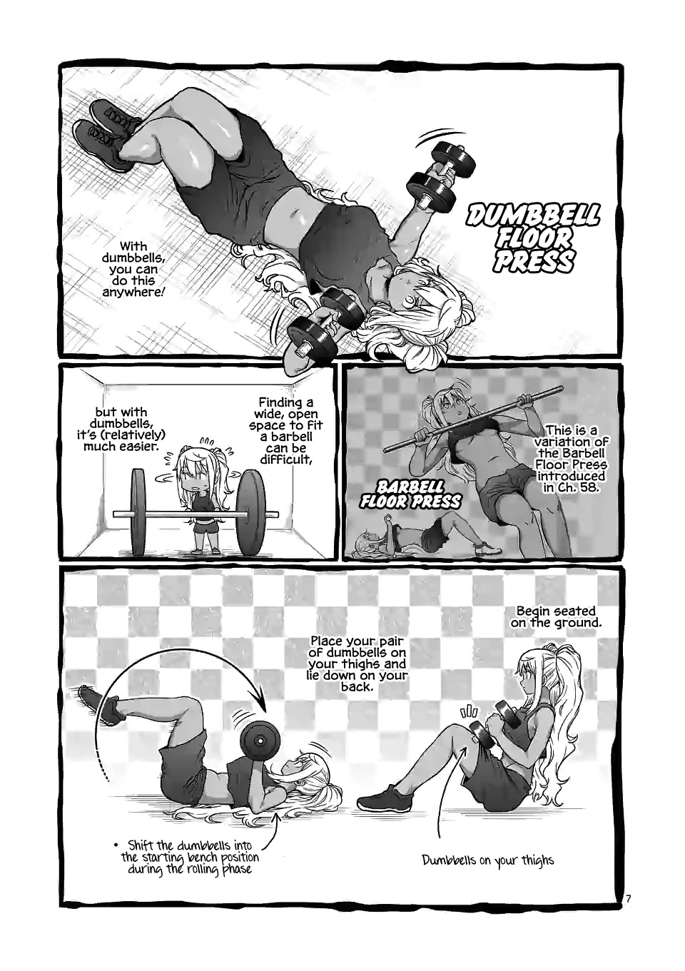 Danberu Nan Kiro Moteru? - Chapter 125: Dumbbell Floor Press