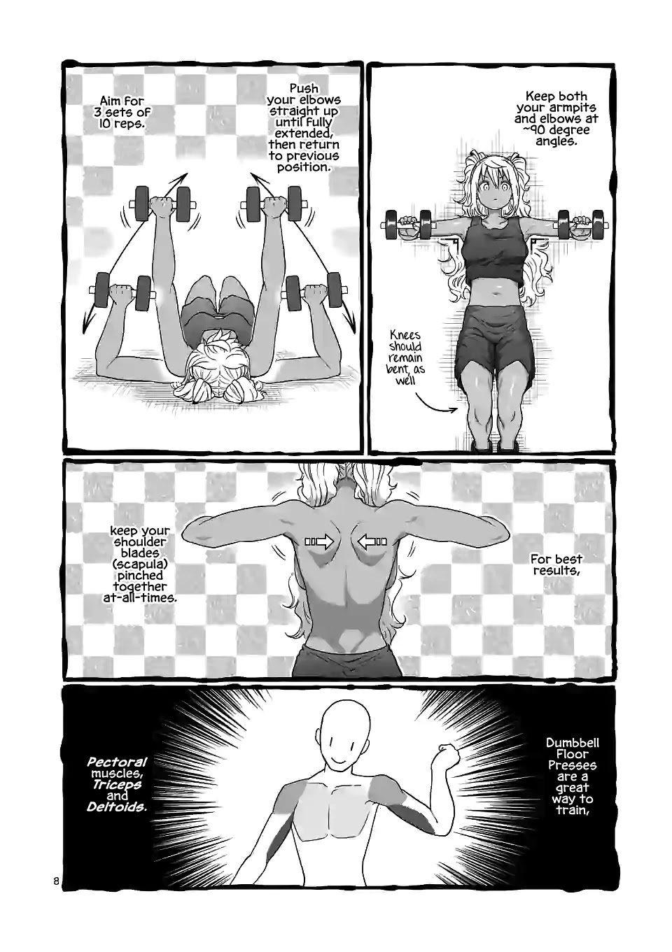 Danberu Nan Kiro Moteru? - Chapter 125: Dumbbell Floor Press