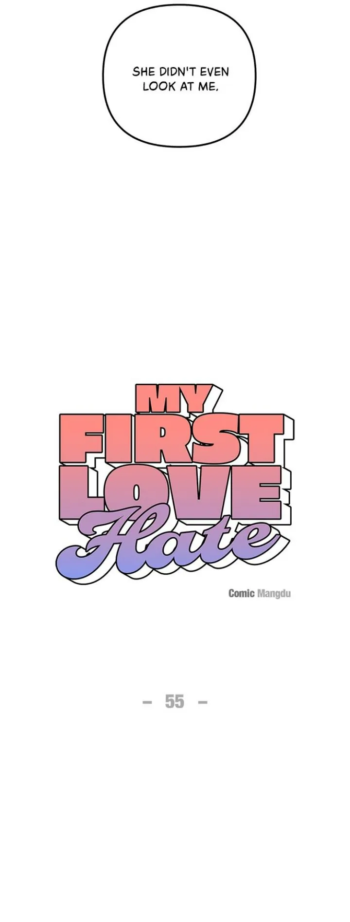 First Love, Lasting Hate - Chapter 55