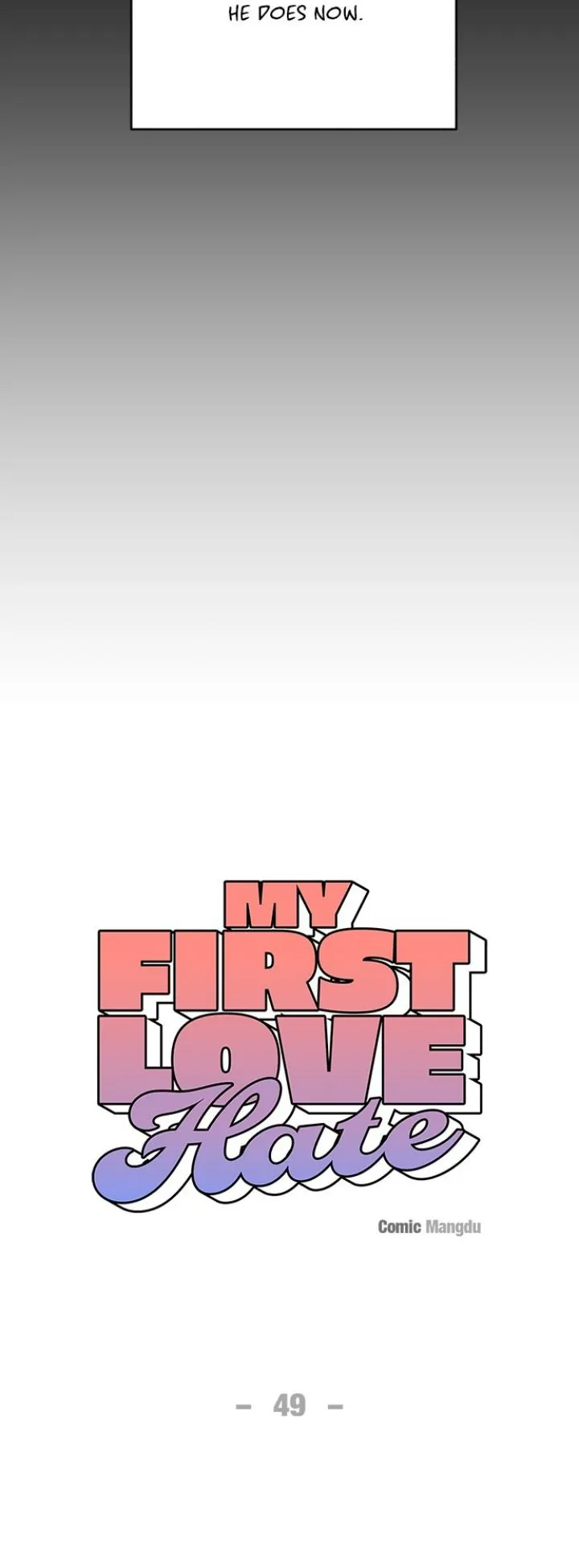 First Love, Lasting Hate - Chapter 49