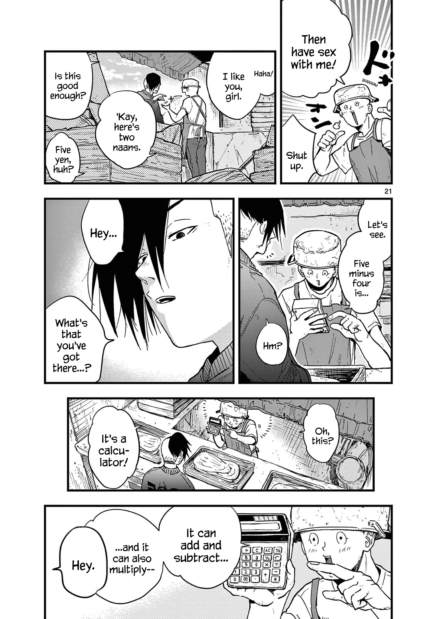 Shuumatsu No Jinrui Ni Bunmei Wa Hitsuyou Desu Ka? - Vol.1 Chapter 3: An Angel, Eating Naan