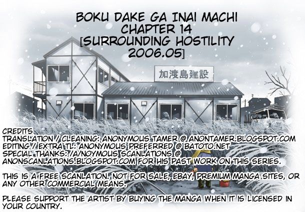 Boku Dake Ga Inai Machi - Chapter 14 : Surrounding Hostility: May 2006