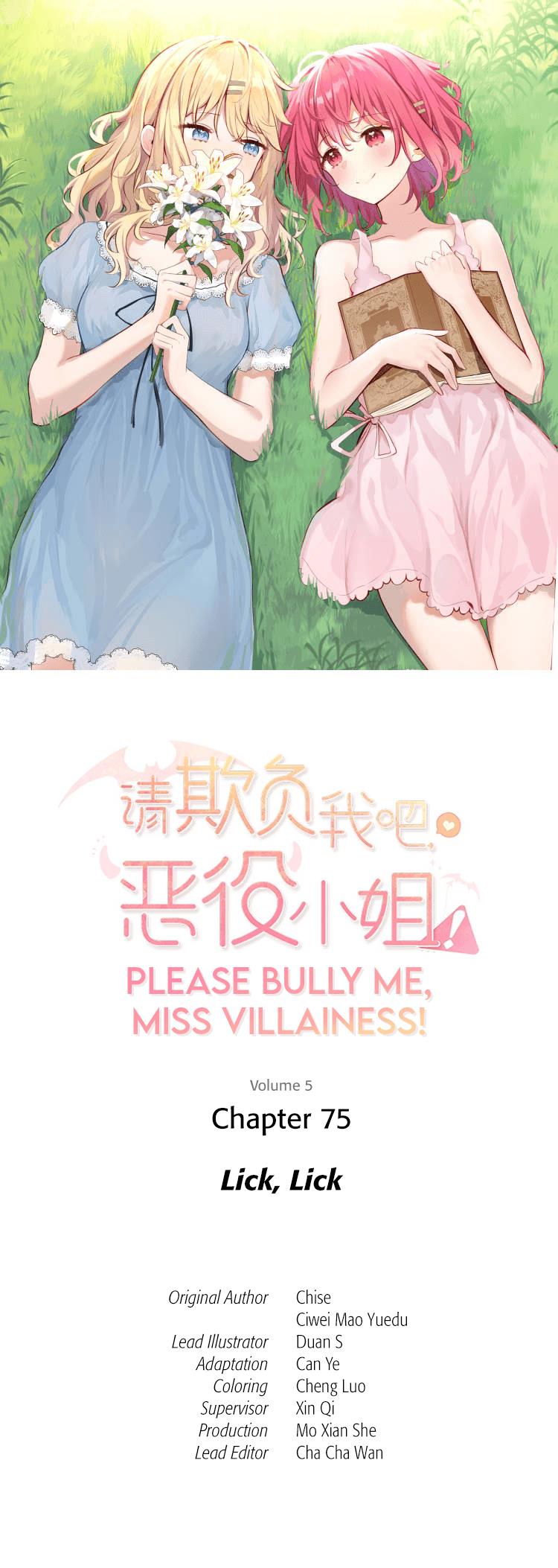 Please Bully Me, Miss Villainess! - Vol.5 Chapter 75: Lick, Lick