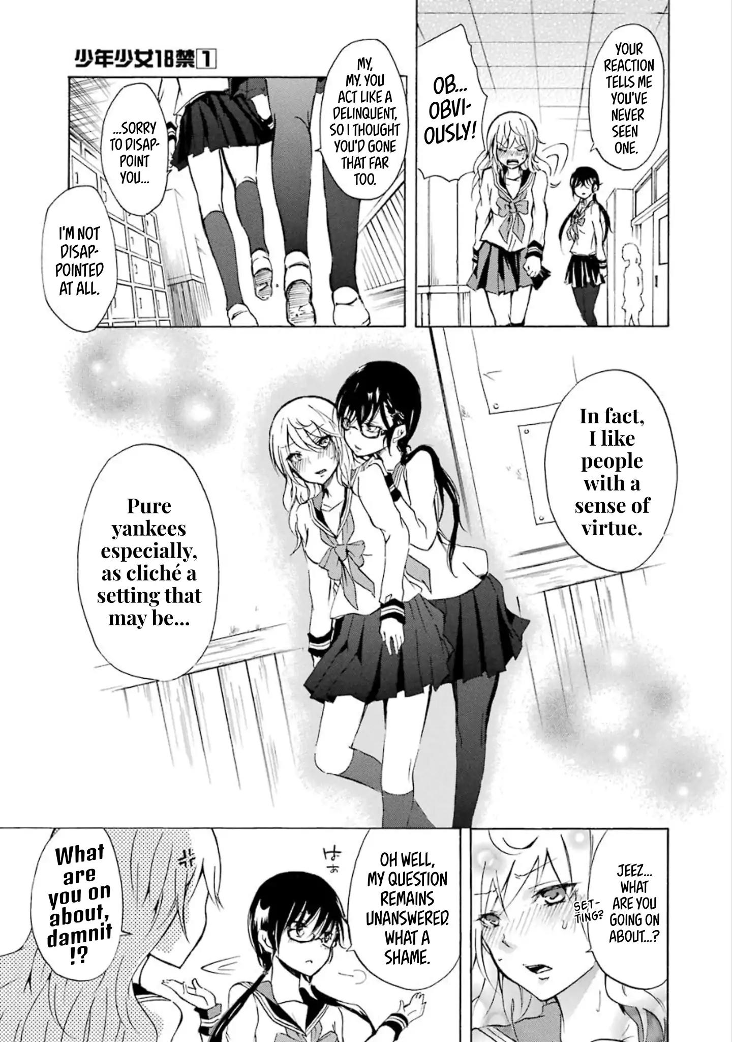 Shounen Shoujo 18 Kin - Chapter 8