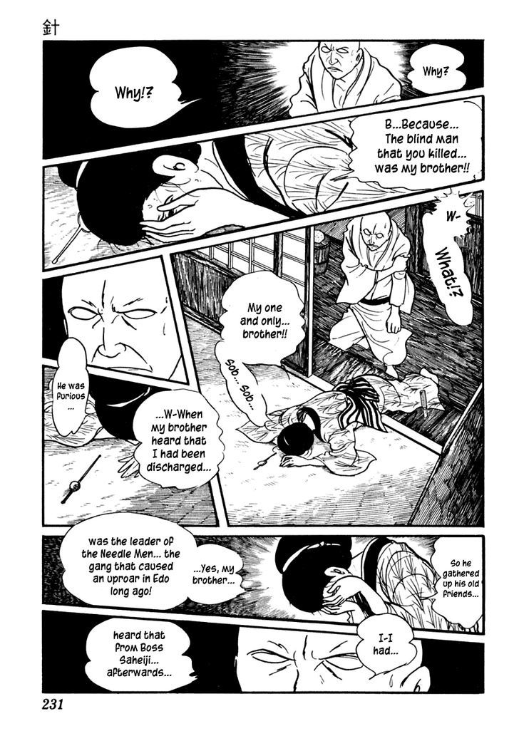 Sabu To Ichi Torimonohikae - Vol.10 Chapter 63 : Needle