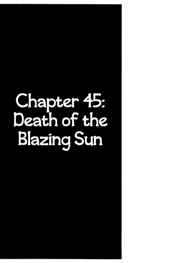 Sabu To Ichi Torimonohikae - Vol.8 Chapter 45 : Death Of The Blazing Sun