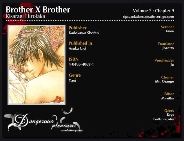 Brother X Brother - Vol.2 Chapter 9 : Forbidden Line