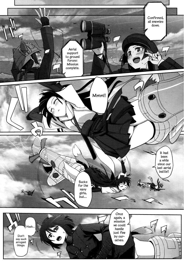 Strike Witches Rei: 1937 Fusou Kaijihen - Vol.1 Chapter 3 : Three Crows Of The Sea Of Fuso