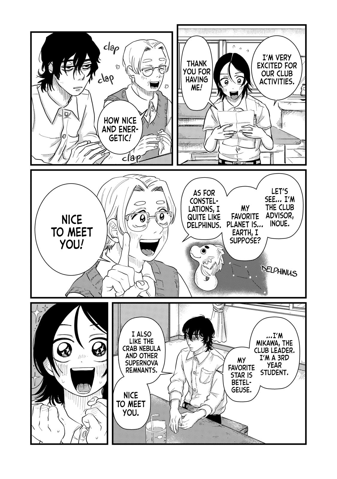 Kimi To Uchuu Wo Aruku Tame Ni - Vol.1 Chapter 3: The Coveted Senpai!