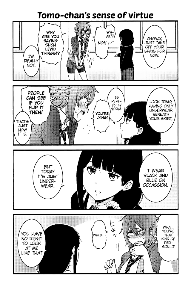 Tomo-Chan Wa Onnanoko! - Chapter 72: Tomo-Chan's Sense Of Virtue