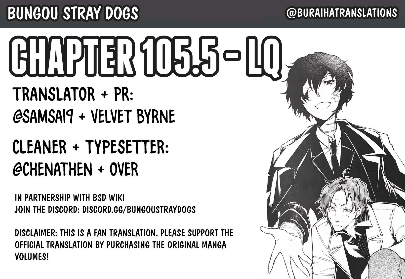 Bungou Stray Dogs - Chapter 105.5