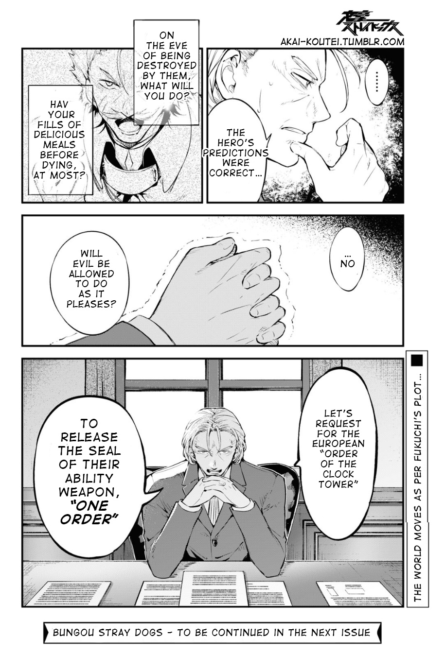 Bungou Stray Dogs - Chapter 90: Hero War, Gang War, Final Part