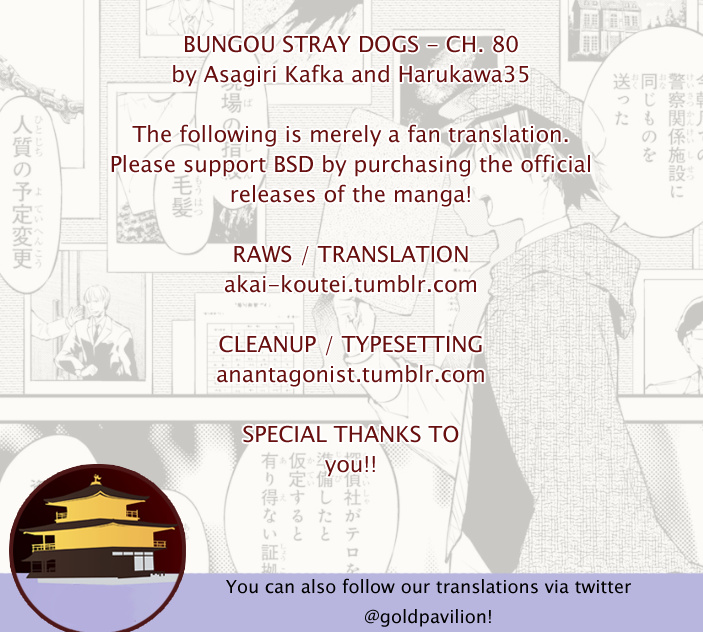 Bungou Stray Dogs - Chapter 80: To Threaten God, Part 3