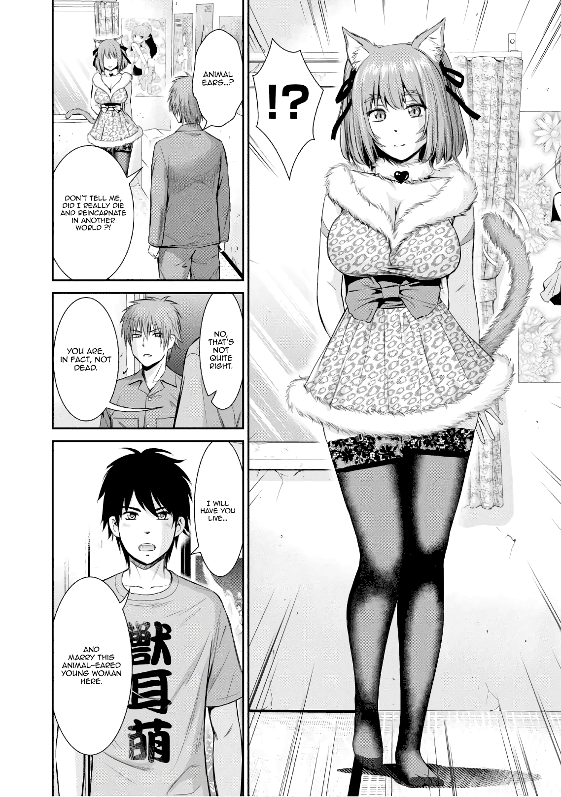 Yojouhan Isekai Kouryuuki - Vol.1 Chapter 3: The Cat-Eared Woman And Life &Amp; Death Negotiations