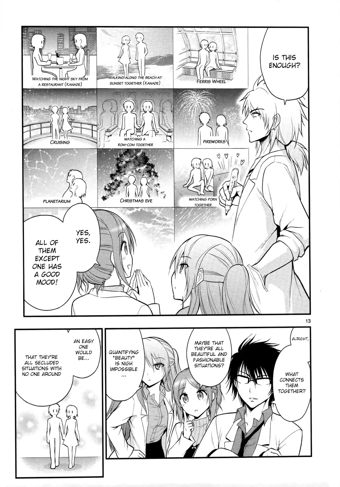 Rike Ga Koi Ni Ochita No De Shoumeishitemita - Chapter 14: Stem Students Fall In Love, So They Tried Kissing ①