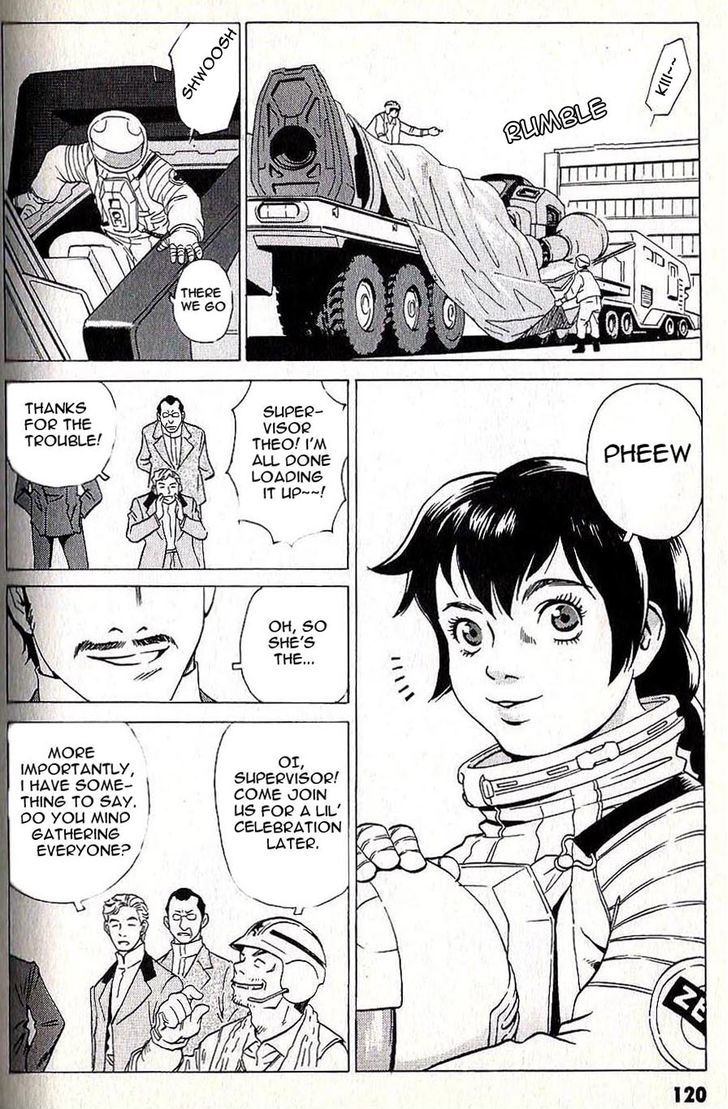 Developers - Mobile Suit Gundam: Before The One Year War - Vol.1 Chapter 7 : Disclosure! Hosioka's Secret