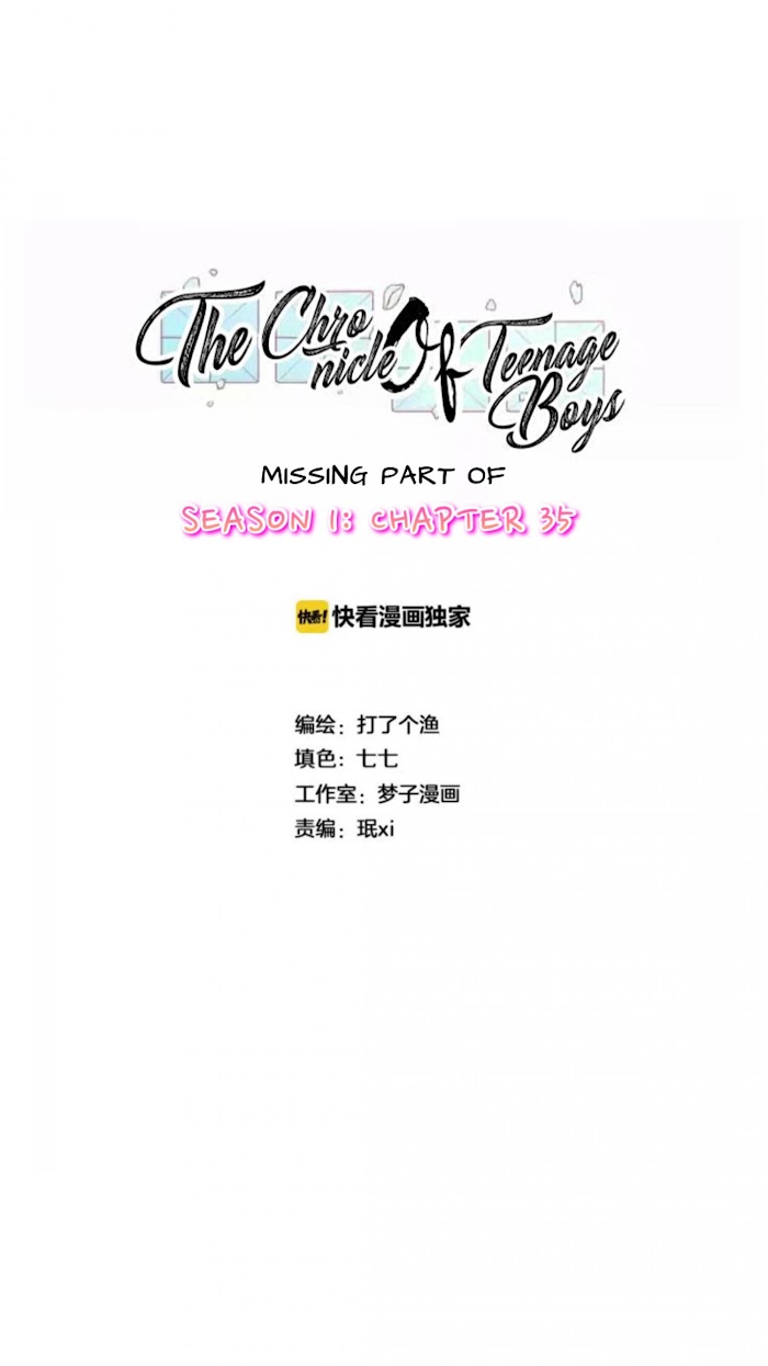 The Chronicle Of Teenage Boys - Vol.1 Chapter 0.1 : Season.1 Extra.35 :.