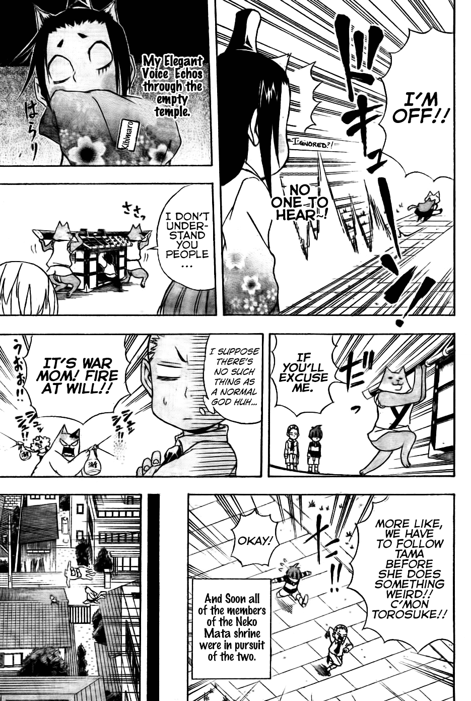 Nekowappa! - Chapter 4: Neko Mata Forest Vs. Kitsunebi Mountain!