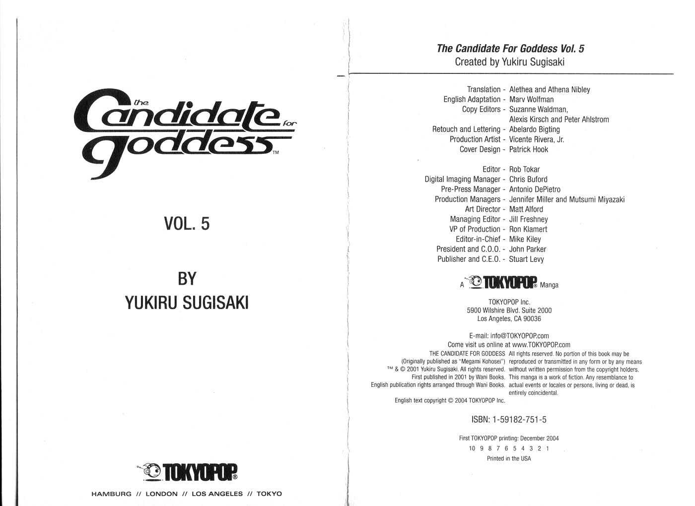 Candidate For Goddess - Vol.5 Chapter 20 : 20 Good Luck  21 Requiem  22 Just Condition  23 Omen  24 Deco...