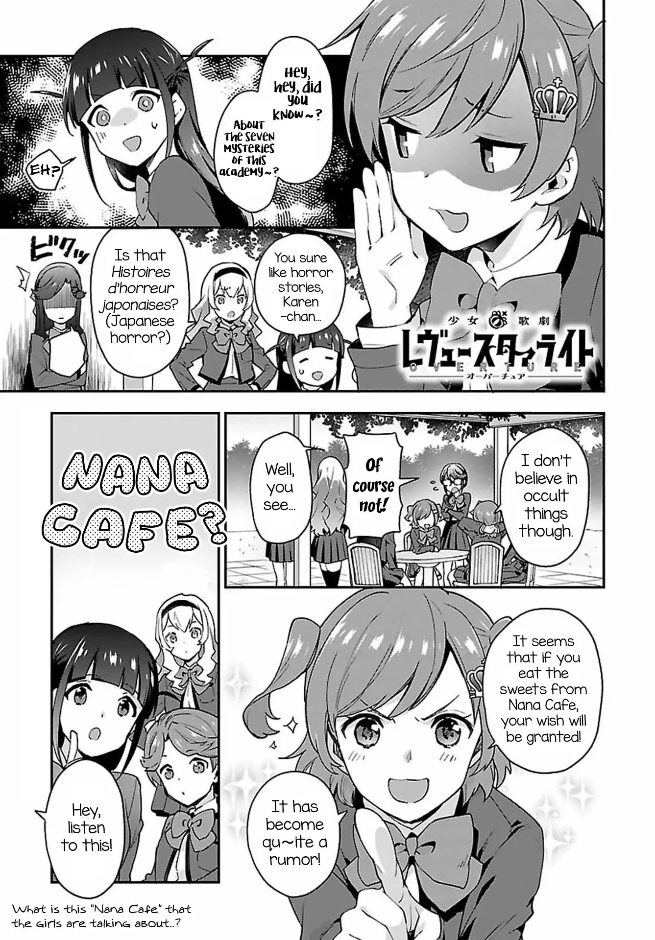 Shoujo Kageki Revue Starlight Overture - Chapter 9: Welcome To The Banana Cafe!