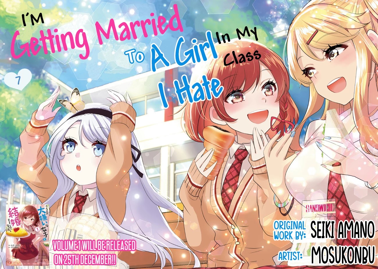 I'm Getting Married To A Girl I Hate In My Class - Chapter 7