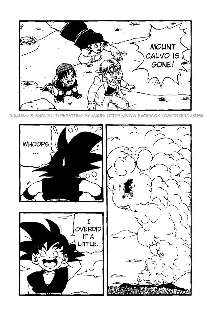 Dragon Ball Gt - Vol.4 Chapter 24: Goku Vs. Mount Calvo