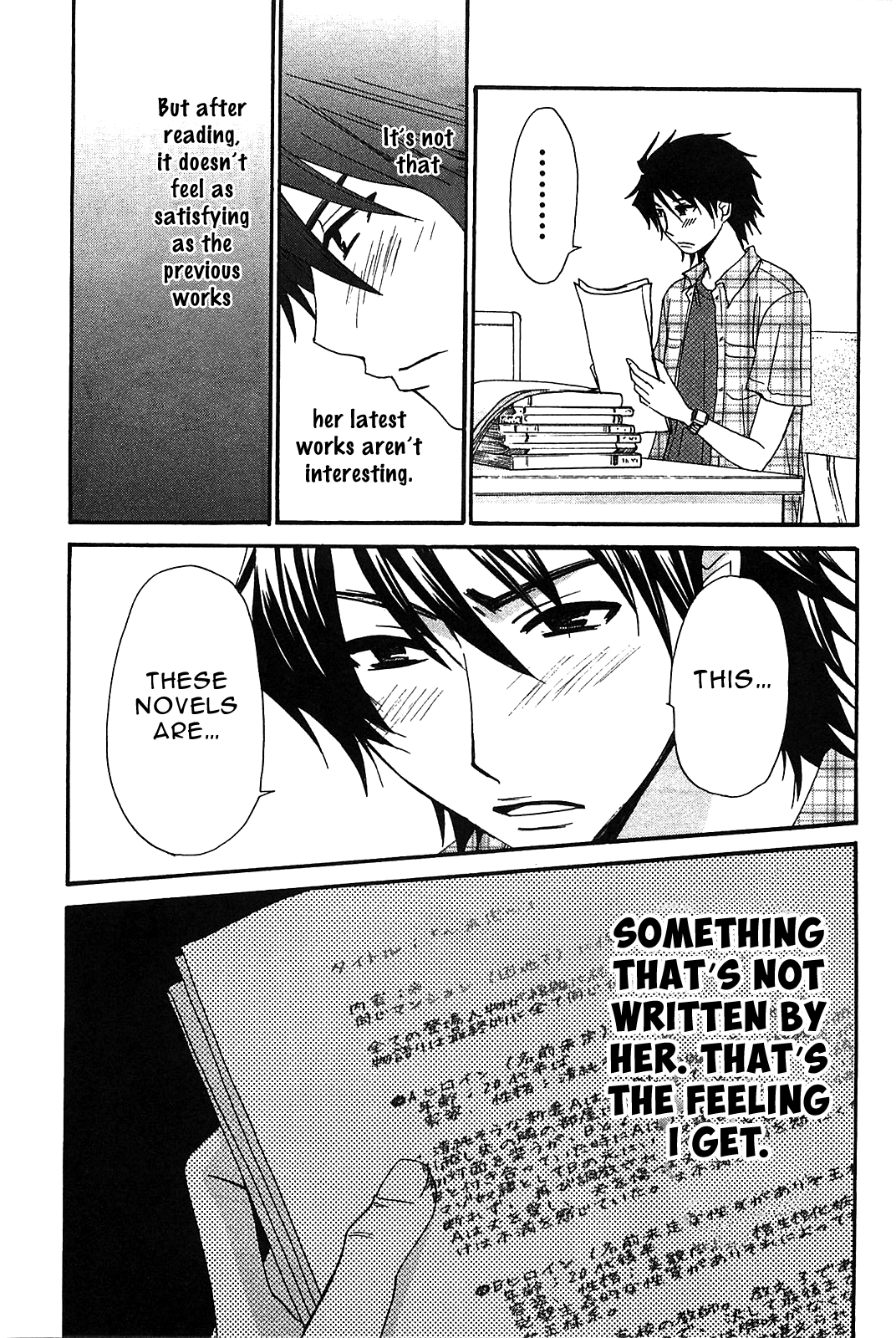 Kanojo Wa Kanno Shosetsuka - Vol.6 Chapter 53: Is He The Type Who’d Clash With Someone Else Via Honest Feelings