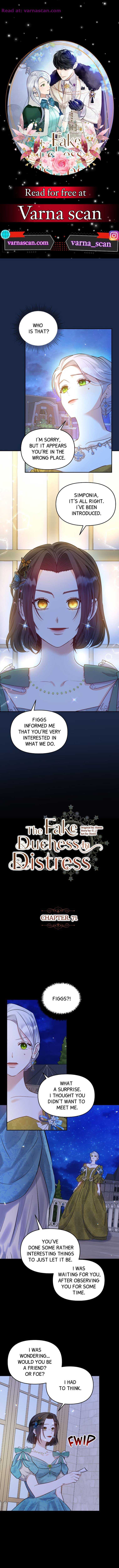 The Fake Duchess In Distresss - Chapter 71